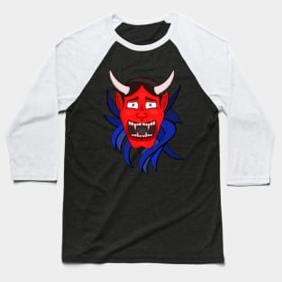 Noh Theater Hannya Japanese Baseball T-Shirt